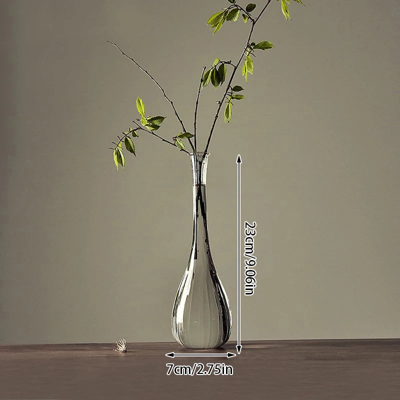 Transparent Glass Flower Vase for Plant Bottle Flower Pot Nordic Hydroponic Terrarium Arrangement Container Flower Vase