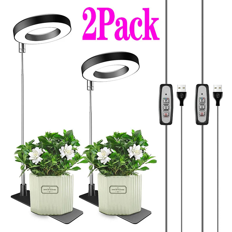 Plant Light Grow LED 5V USB LED Full Spectrum for Greenhouse Flower Seedling Grow Tent Hydroponic Seed Growth Light Phyto Lamp