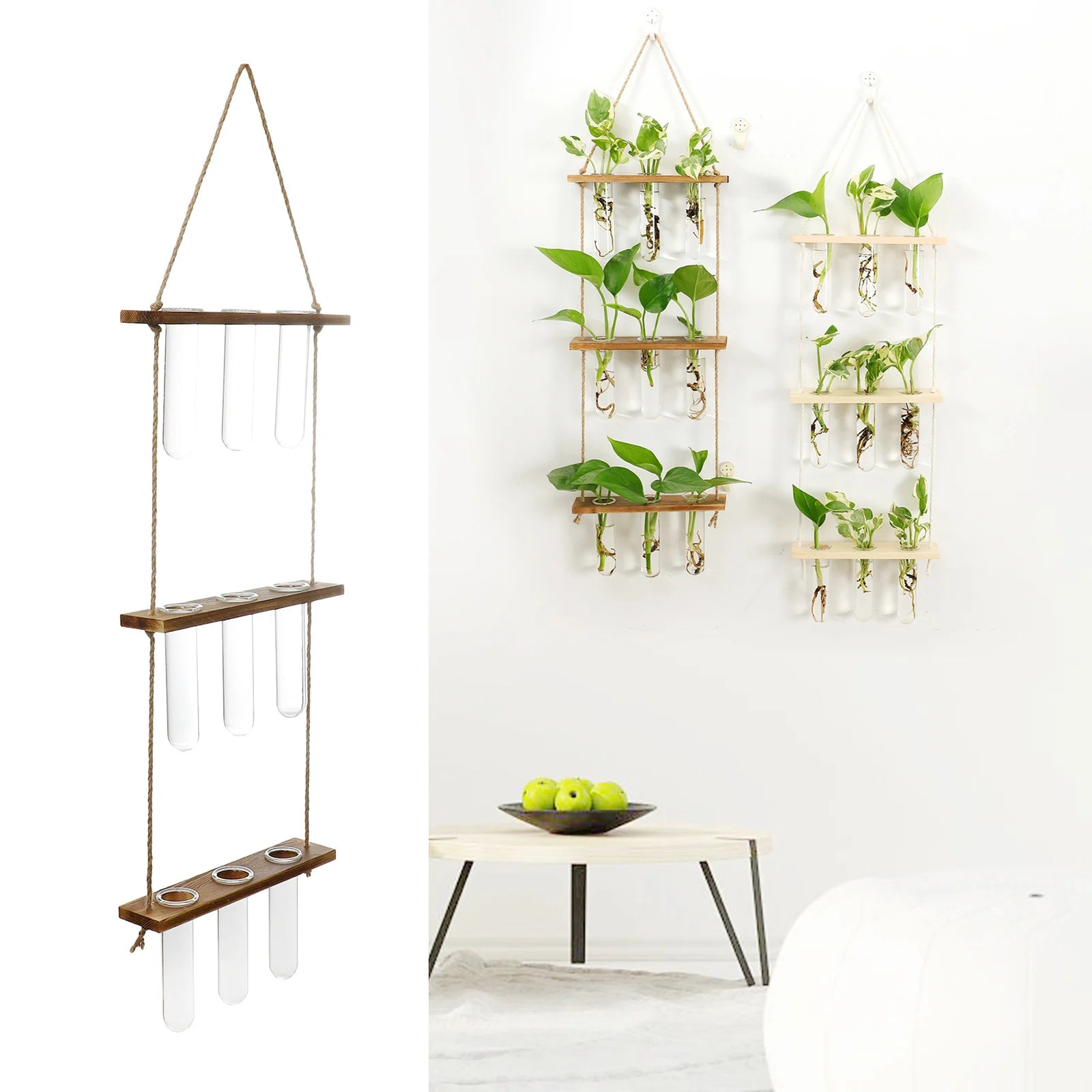 Glass Planter Wall Hanging Propagation Station