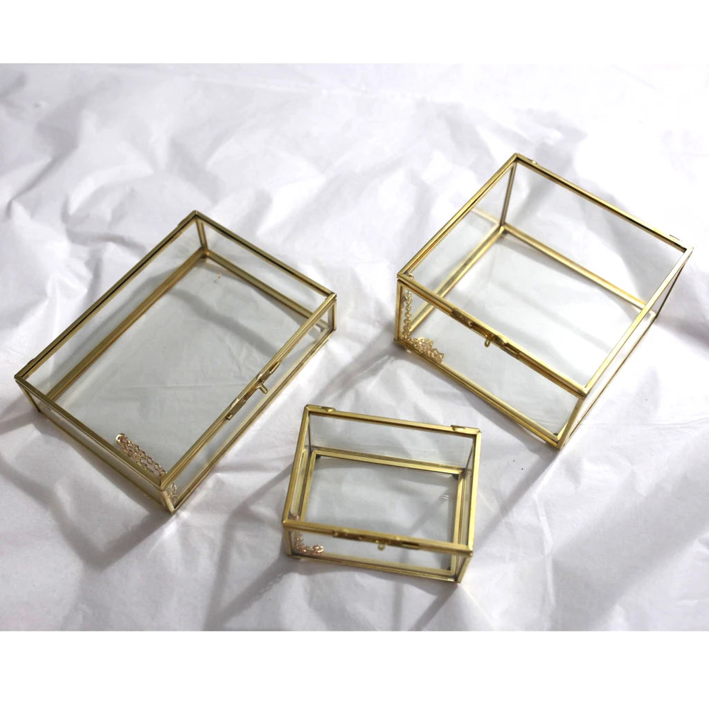 Classic Glass Jewelry & Terrarium Box