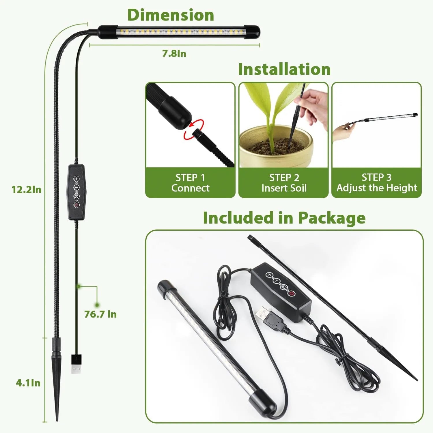 USB 5V Full Spectrum Grow Lamp