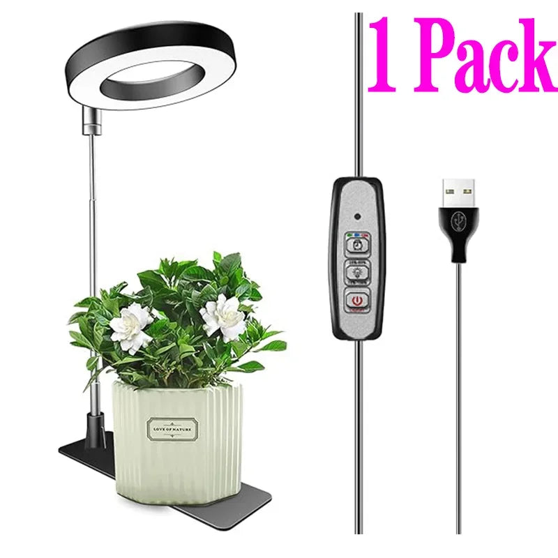 Plant Light Grow LED 5V USB LED Full Spectrum for Greenhouse Flower Seedling Grow Tent Hydroponic Seed Growth Light Phyto Lamp